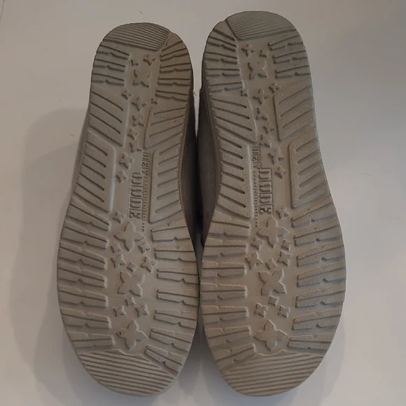 Hey Dude Wally Herringbone Canvas Loafer Chukka-Style Slide/ Slip On - Picture 14 of 17